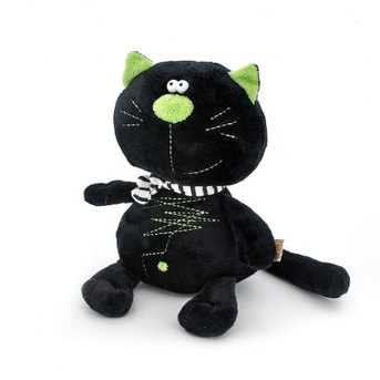 Мягкая игрушка кот Батон черный 30 см